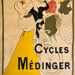 AFFICHES ANCIENNES - Publicité -Cycles Médinger – Georges Bottini – 1897