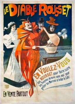 AFFICHES ORIGINALES - Publicité - Le Diable Rousset – Emile Tabouret – [1890]