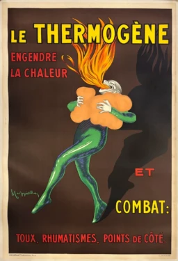 AFFICHES ORIGINALES - Publicité - Le Thermogène – Leonetto Cappiello – 1940