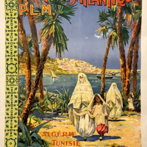 AFFICHES ORIGINALES - Tourisme - Algérie Tunisie – Le Quesne – 1920