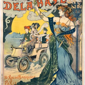 AFFICHES ANCIENNES - Publicité -Automobiles Delahaye – Anonyme – 1898