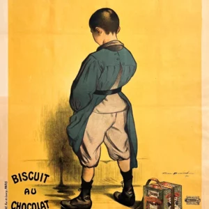 AFFICHES ANCIENNES - Publicité -Biscuit La Touraine – Firmin Buisset – 1901