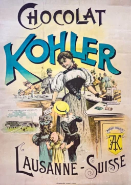 AFFICHES ANCIENNES - Publicité -Chocolat Kohler – Anonyme – [1900]
