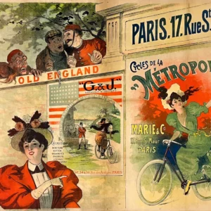 AFFICHES ANCIENNES - Publicité -Cycles de la Métropole – Lucien Baylac – 1895