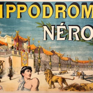 AFFICHES ANCIENNES - Publicité - Hippodrome Néron – E. Lévy – 1891