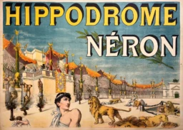 AFFICHES ANCIENNES - Publicité - Hippodrome Néron – E. Lévy – 1891