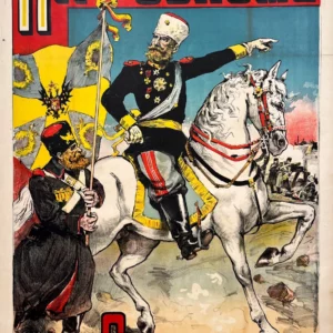 AFFICHES ANCIENNES - Publicité -Hippodrome de Skobeleff – C. Lévy – 1888