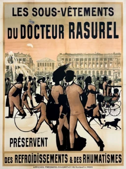 AFFICHES ANCIENNES - Publicité - Les Sous-Vêtements du Dr Rasurel – Anonyme – [1900]