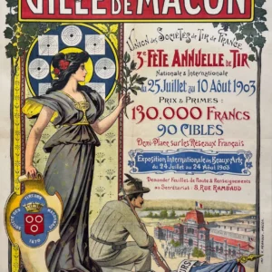 AFFICHES ANCIENNES - Publicité - Mâcon – Groulier – 1903
