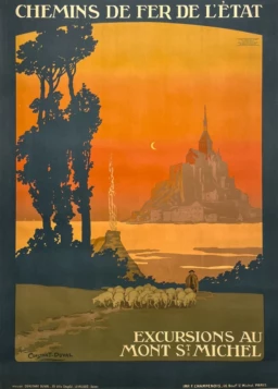 AFFICHES ANCIENNES - Publicité -Mont St Michel – Constant-Duval – 1920