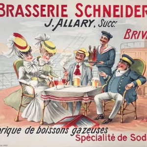AFFICHES ORIGINALES - Publicité - Brasserie Schneider – A. Quendray – [1900]