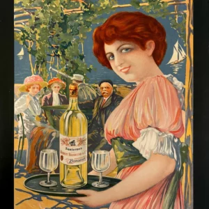AFFICHES ORIGINALES - Publicité - Grands Vins de Bordeaux – David Dellepiane – [1920]