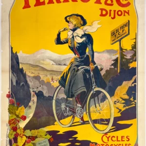 AFFICHES ANCIENNES - Cyclisme -Cycles Terrot & Cie – Francisco Tamagno – [1900]