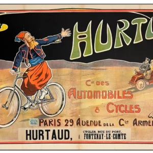 AFFICHES ANCIENNES - Cyclisme - Hurtu – G. Beunke – [1900]