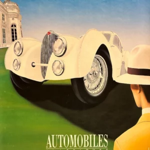 AFFICHES ANCIENNES - Publicité - Automobiles Classiques avec Louis Vuitton – Razzia – 1990