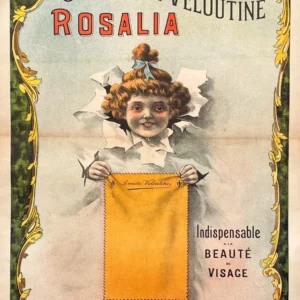 AFFICHES ANCIENNES - Publicité - Rosalia – Serviettes Veloutine – Anonyme – [1900]