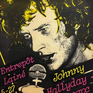 AFFICHES ANCIENNES - Spectacle - Johnny Hallyday – Anonyme – 1979