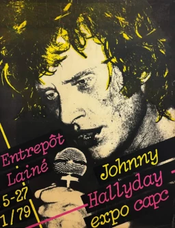 AFFICHES ANCIENNES - Spectacle - Johnny Hallyday – Anonyme – 1979