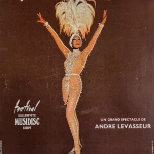 AFFICHES ORIGINALES - Spectacle & Évènements - Joséphine Baker – Anonyme – 1975
