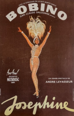 AFFICHES ANCIENNES - Spectacle - Joséphine Baker – Anonyme – 1975