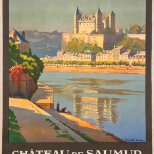 AFFICHES ANCIENNES - Tourisme -Château de Saumur – Constant-Duval – 1924