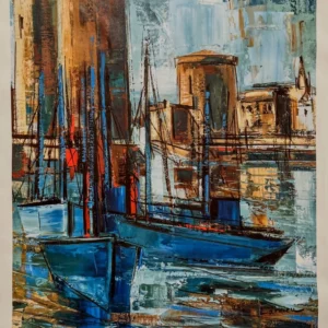 VINTAGE POSTERS - Tourism - Atlantic Coast – La Rochelle – Larrieu – 1967