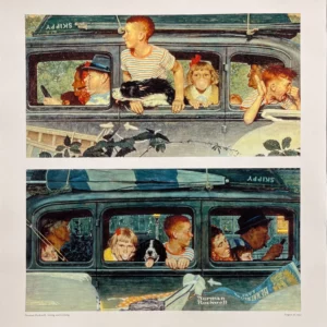 AFFICHES ANCIENNES - Tourisme - Going & Coming Giclée By Curtis Publishing – N. Rockwell – [2000]