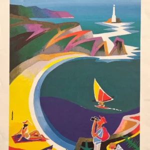 AFFICHES ANCIENNES - Tourisme - La Hague, Normandie – J. Auriac – [1990]