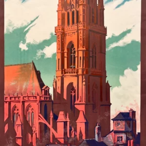 AFFICHES ANCIENNES - Tourisme - Rodez – Hallo (dit ALO) – 1926