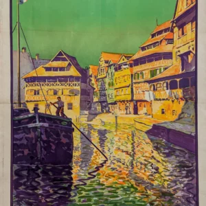 AFFICHES ANCIENNES - Tourisme - Strasbourg – La Petite France – L. Blumer – 1930