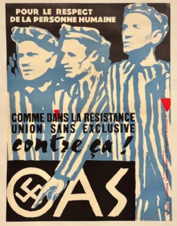 AFFICHES ORIGINALES - Guerre & Propagande - Fédération Nationale des Déportés – Anonyme – 1962