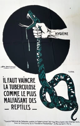 AFFICHES ORIGINALES - Guerre & Propagande - Vaincre la tuberculose – Dorival – G. Capon – 1918