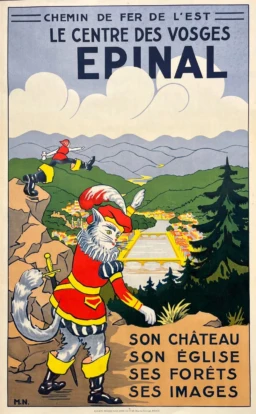 AFFICHES ORIGINALES - Tourisme - Epinal – M. N – [1930]