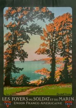 AFFICHES ORIGINALES - Tourisme - Jersey – Baie du Bouley – Constant-Duval – 1918