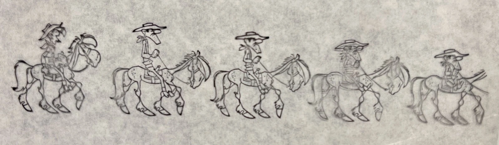 BD et COMICS - Celluloïds Originaux - Celluloïd Original – Lucky Luke, La Ballade des Dalton – Studios Idéfix – 1978