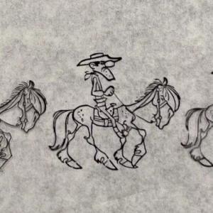 BD et COMICS - Celluloïds Originaux - Celluloïd Original – Lucky Luke, La Ballade des Dalton – Studios Idéfix – 1978