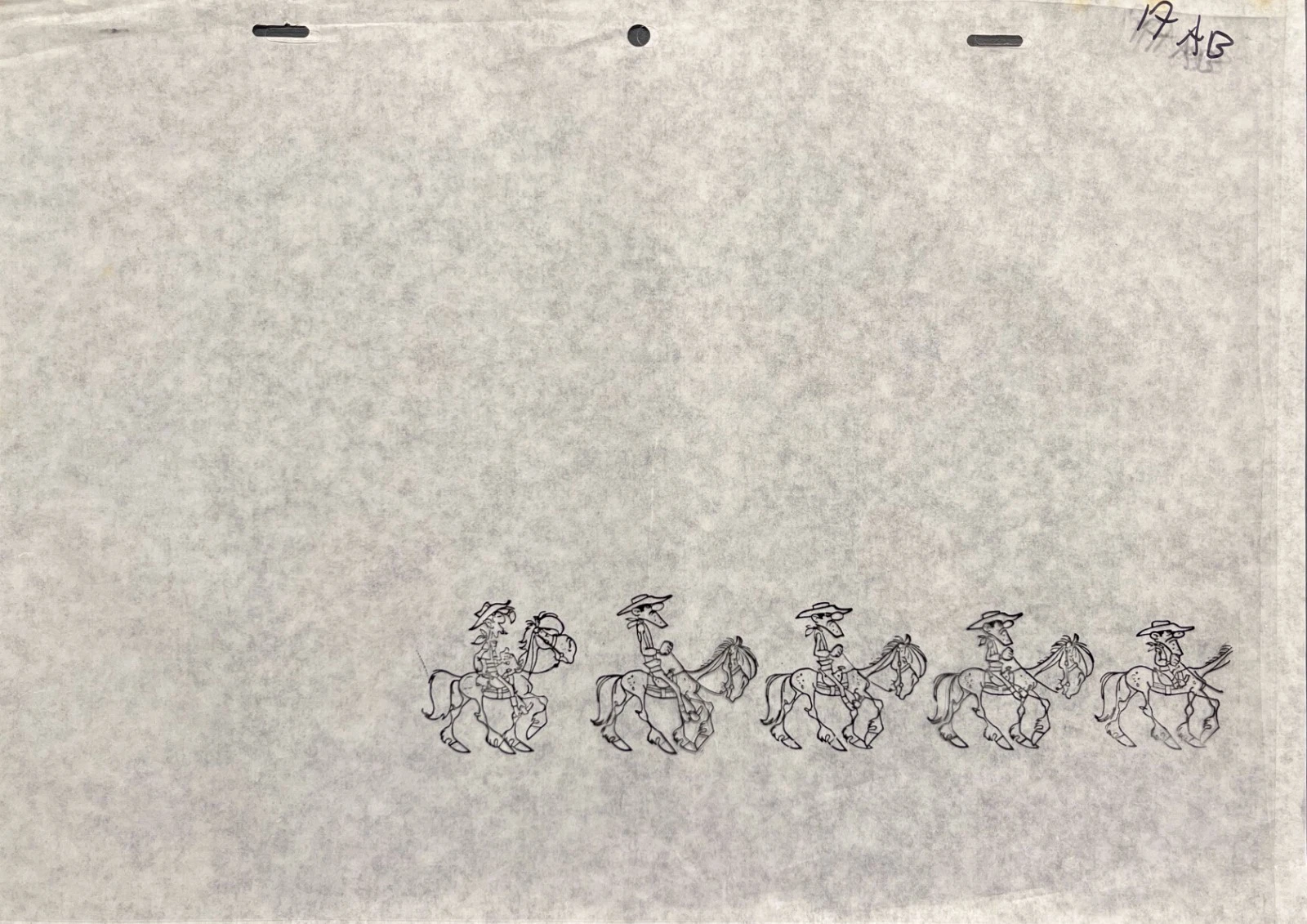 BD et COMICS - Celluloïds Originaux - Celluloïd Original – Lucky Luke, La Ballade des Dalton – Studios Idéfix – 1978