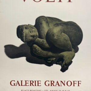 AFFICHES ANCIENNES - Beaux-Arts - Volti à la Galerie Granoff – Affiche Expo Litho Mourlot 1962