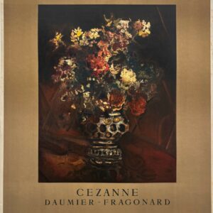 ALTE PLAKATE – Bildende Kunst – Monticelli in der Orangerie der Tuilerien – Ausstellungsplakat, Lithografie von Mourlot, 1953