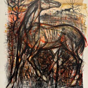 ALTE PLAKATE – Bildende Kunst – Zehn junge Maler in der Galerie André Weil – Ausstellungsplakat, Lithografie von Mourlot, 1962