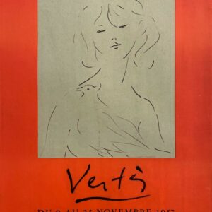 VINTAGE POSTERS - Fine Arts - Vertès at the Primavera Gallery – 1957 Litho Mourlot Exhibition Poster