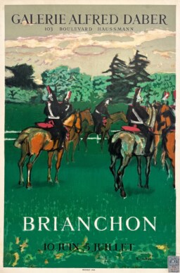 AFFICHES ORIGINALES - Spectacle & Évènements - Brianchon a la Galerie Alfred Daber – Affiche Expo Litho Mourlot 1954