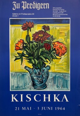 AFFICHES ORIGINALES - Spectacle & Évènements - Kischka à la Galerie Predigerplatz – Affiche Expo Litho Mourlot 1964