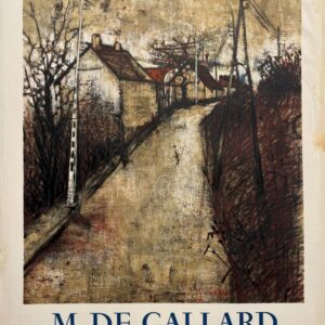 ALTE PLAKATE – Bildende Kunst – M. De Gallard in der Galerie Framond – Ausstellungsplakat, Lithografie von Mourlot, 1958