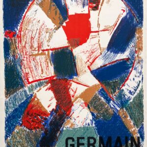 AFFICHES ANCIENNES - Beaux-Arts - Germain à la Galerie Sapiro – Affiche Expo Litho Mourlot 1974