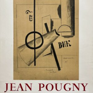 AFFICHES ANCIENNES - Beaux-Arts - Jean Pougny à la Galerie Dina Vierny – Affiche Expo Litho Mourlot 1966