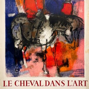AFFICHES ANCIENNES - Beaux-Arts - Le Cheval dans l\&rsquo;Art à la Galerie André Weil – Affiche Expo Litho Mourlot 1959