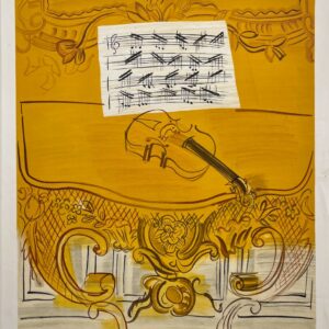 AFFICHES ANCIENNES - Beaux-Arts - L&rsquo;Art, la Musique aux Beaux-Arts de Bordeaux – Affiche Expo Litho Mourlot 1969