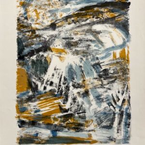 ALTE PLAKATE – Bildende Kunst – J. Leonard in der Galerie Bernier – Plakat zur Lithografie-Ausstellung von René Guillard 1968