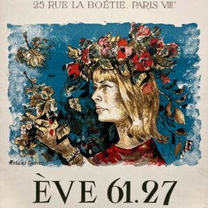 AFFICHES ANCIENNES - Beaux-Arts - Ève 61.27 Exposition à la Galerie Recio – Affiche Expo Litho Ballon/Détruit 1961